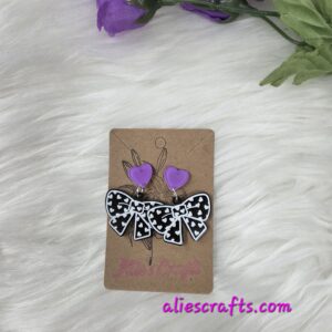 Heart Bow earrings