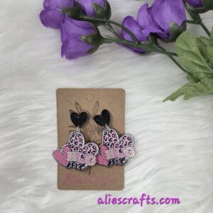 Hug me heart earrings