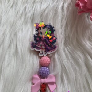 Betty boop holographic badge