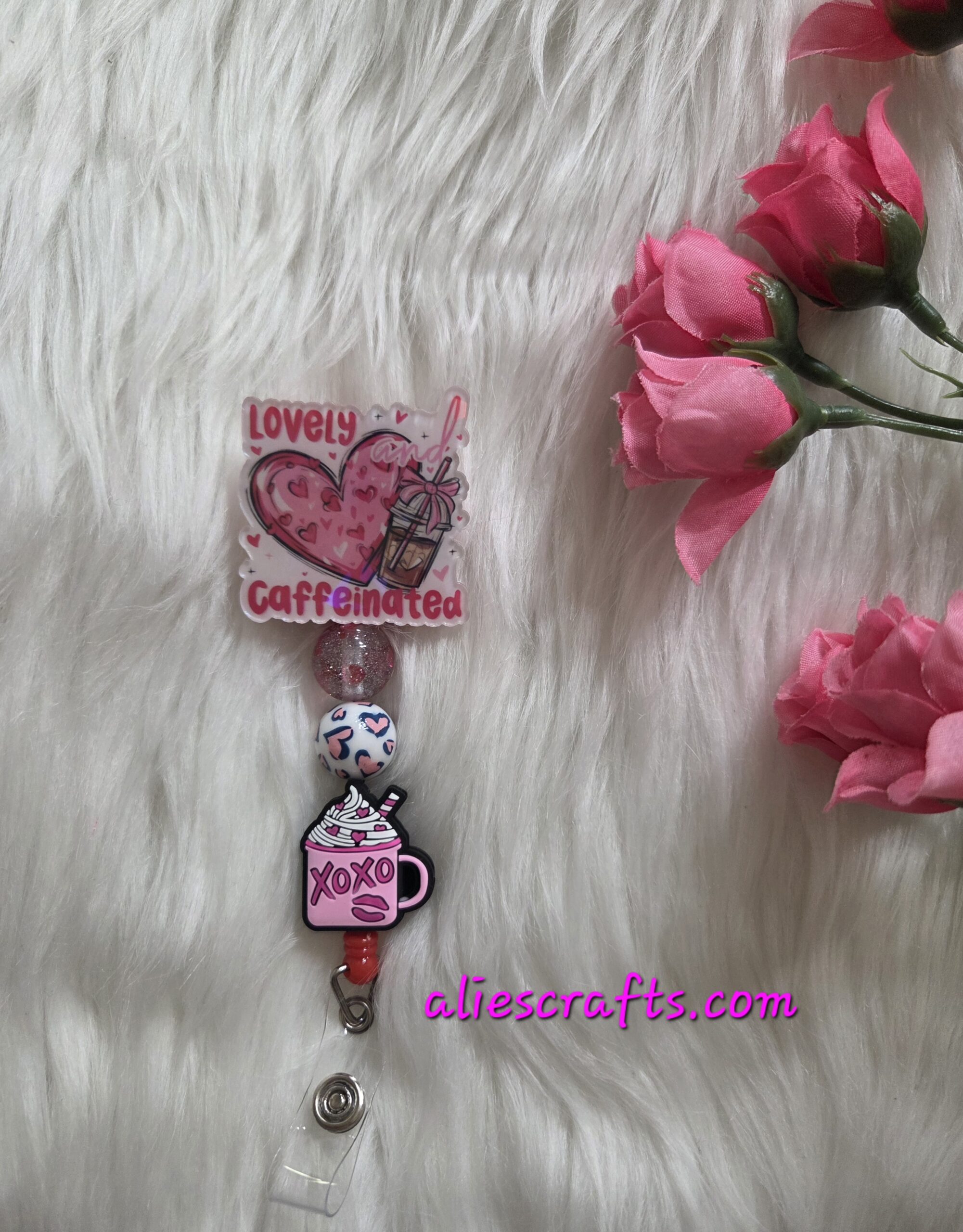 Lovely and caffeinated holographic badge - Image 3