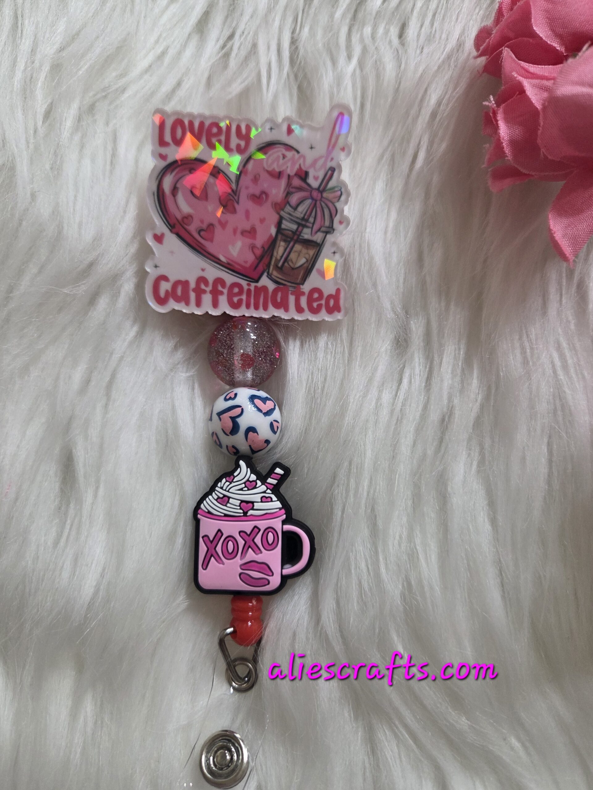 Lovely and caffeinated holographic badge - Image 4