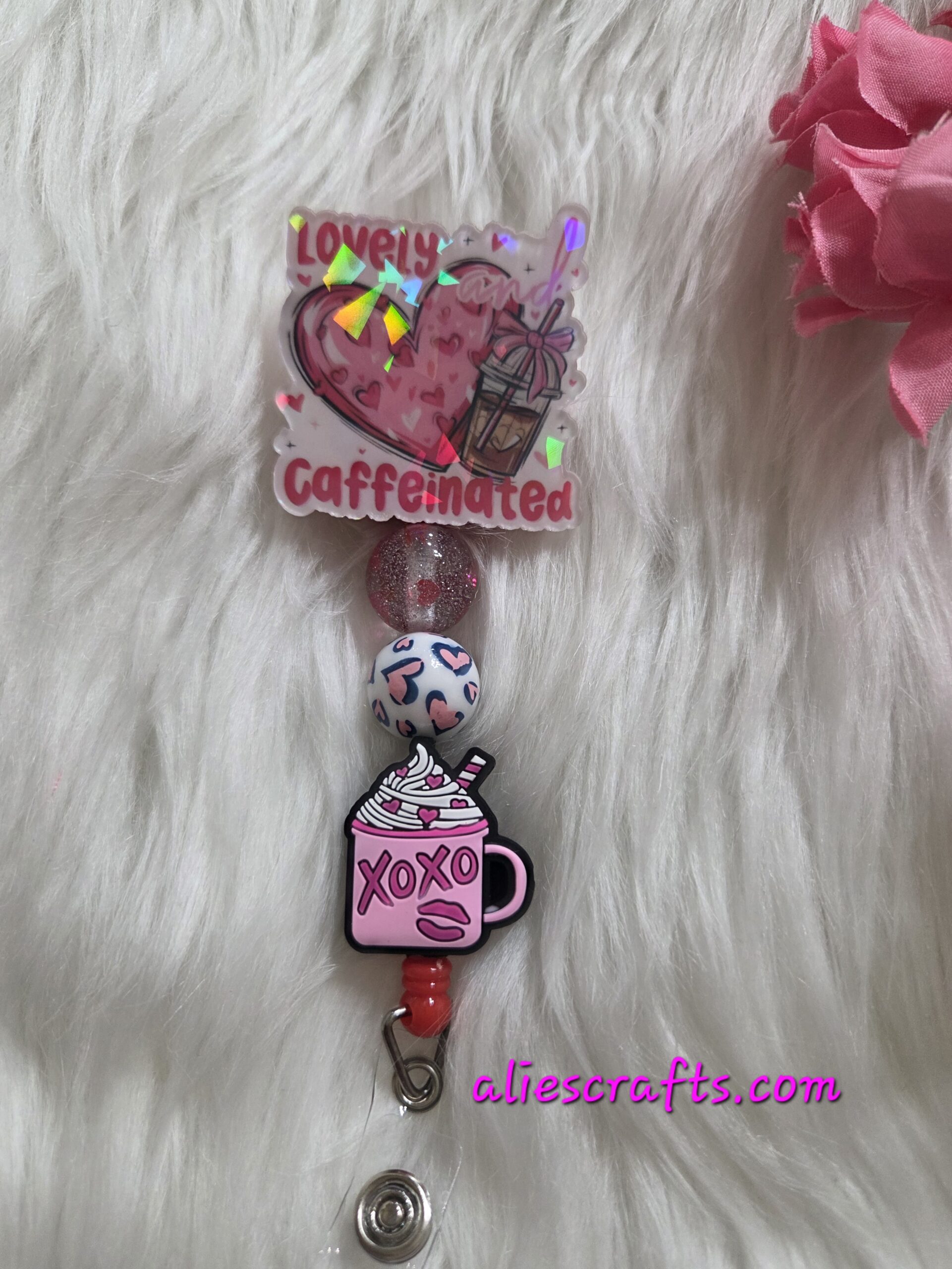 Lovely and caffeinated holographic badge - Image 6